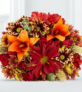 Bouquet d'automne du fleuriste